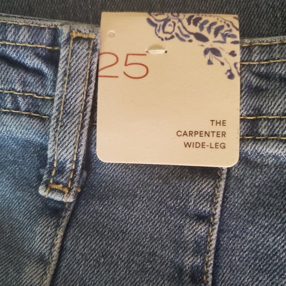 Anthropologie Carpenter Wide Leg Jeans - Picture 10 of 11